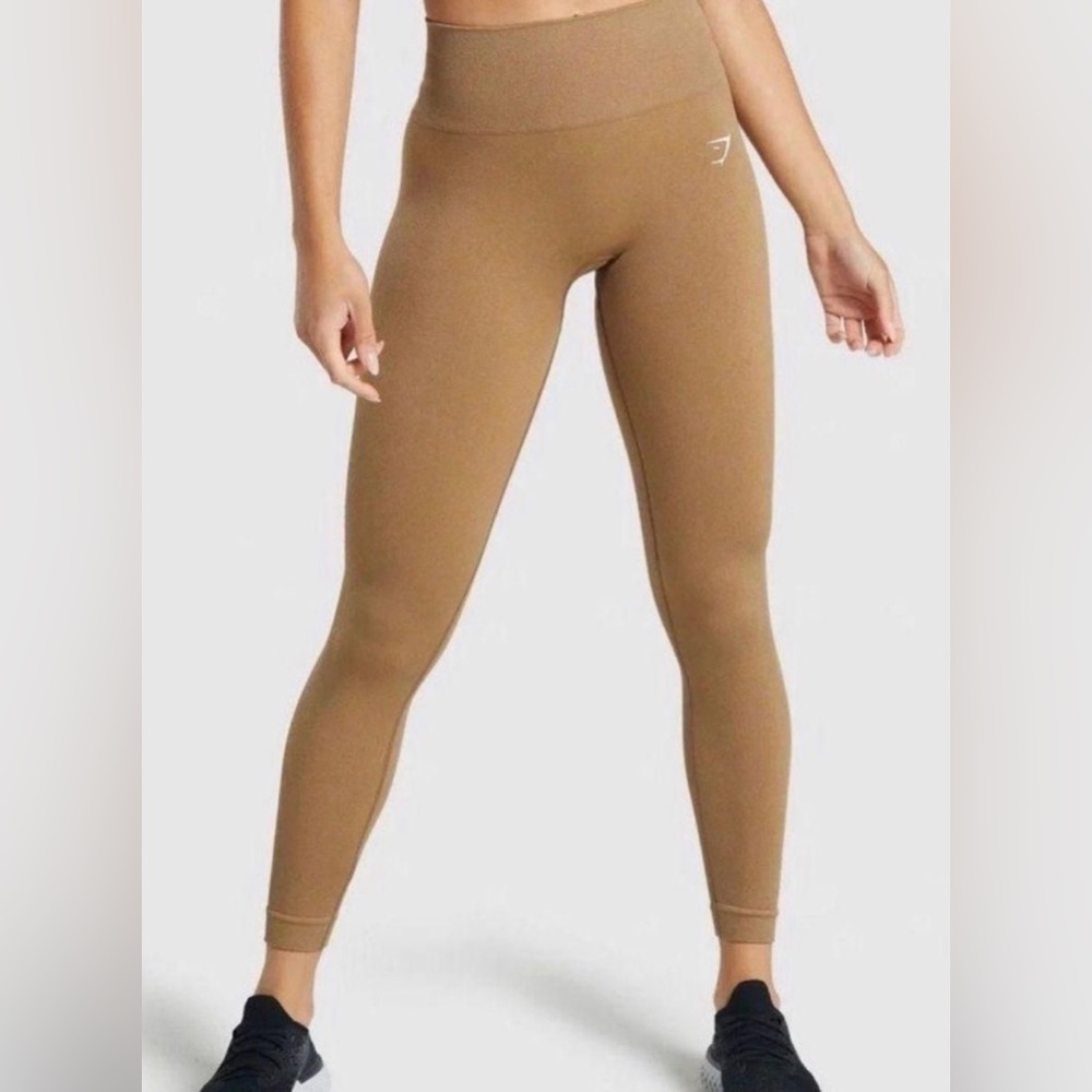 Gymshark Adapt Fleck Seamless Leggings - Tan